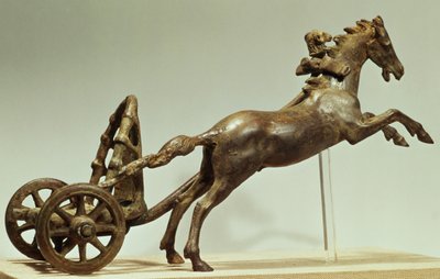 Modelo de un carro de dos caballos de Unbekannt Unbekannt